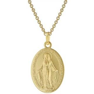 trendor 51930 Milagrosa Gold 333/8K Madonna mit vergoldeter Silberkette