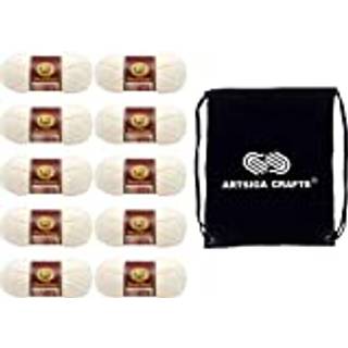 Lion Brand Wool Easy Fisherman 620-099 (10 -SKEINS - Samme farvestof) Bundne medium #4 Akryl uldgarn til h?kling og strikning - bundt med 1 ArtSi