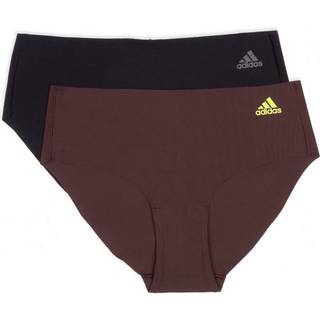 adidas 2-pak Brazilian Cheeky Hipster - Black/brown - X-Large