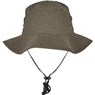 FLEXFIT FX5004AH Angler Hat Dark Olive One Size