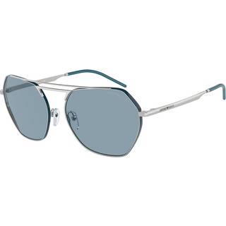 Emporio Armani EA2148 301580 56 Solbriller Kvinder Silver - Shiny Silver - 56mm