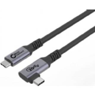MicroConnect USB-C kabel, vinklet, (100W, SuperSpeed+ 20 Gbps) | 0 | PRIS-MATCH