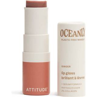 Attitude Oceanly Plastic Free Makeup Læbeglans med fugtgivende virkning Skygge Ginger 3.4 g - 3.4 g