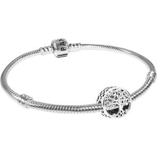Pandora 51783 Damen-Armband Silber 925 mit Charm Familienwurzeln