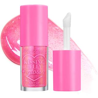 Too Faced - Kissing Jelly Lip Oil Gloss - Kissing Jelly Gloss Love - For Women - Pink