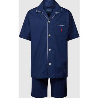 Polo Ralph Lauren Herren Pyjama blau Baumwolle & Mix unifarben