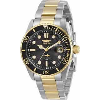 Invicta 30483 Pro Diver Sort/Gul guldtonet stål Ø38 mm