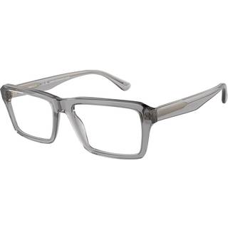 Emporio Armani EA3206F Asian Fit 5075 57 Briller Mænd Krystalklar - Shiny Transparent Grey - 57mm