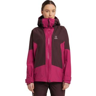 Haglöfs Women's Lumi Jacket Deep Pink/Burgundy Brown, S