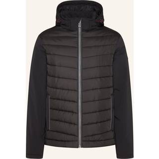 bugatti Herren Steppjacke schwarz unifarben