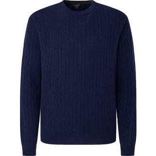 HACKETT Herren Pullover blau unifarben