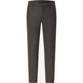 Alberto Herren Hose grau meliert Slim Fit