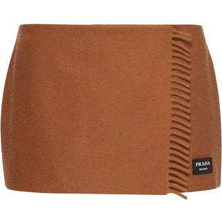 Prada Cashmere miniskirt - brown - XL