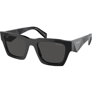 Prada Mand PR A06S 16K08Z Solbriller Acetat Sort Grå Pillow Normal
