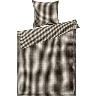 Juna Bæk&Bølge Sengetøj Sort/Sand - 140x220 cm