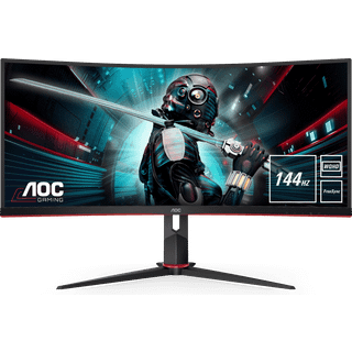 AOC 34" CU34G2X/BK Ultrawide Curved Gaming Monitor