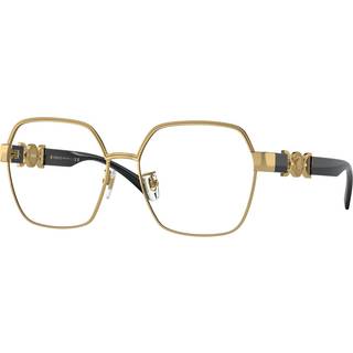 Versace Kvinde VE1291D 1002 Optiske stel Stål Guld Transparent Firkantet Normal