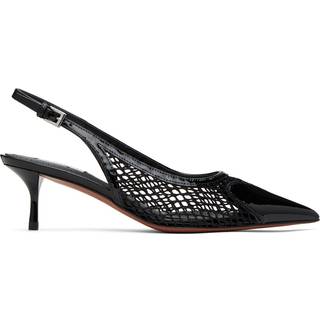 AlaÃ¯a Patent leather slingback pumps - black - EU 39