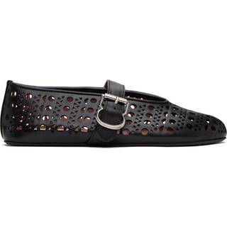 AlaÃ¯a Vienne leather ballet flats - black - EU 38.5