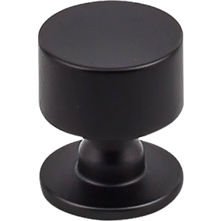 Topknapper TK821BLK Serene Collection 1-1/8 """" Lily Knob Flat Black
