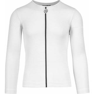 Assos sommer LS skin layer cykeltrøje lange ærmer holy white herre - Størrelse Medium/Large (I)
