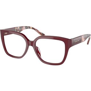 Michael Kors Kvinde MK4112 POLANCO 3949 Optiske stel Acetat Rød Transparent Firkantet Normal