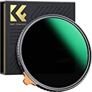 K&F Concept 86mm Putter Variable ND-filter ND2-ND400 (1-9 stop) 28 Multi-lags bel?gning Importer AGC Glass Justerbart neutral densitetsfilter til