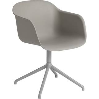 Muuto Fiber Drejestol Grå Armlæn