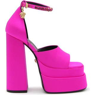 Versace Medusa Aevitas satin platform sandals - pink - EU 40