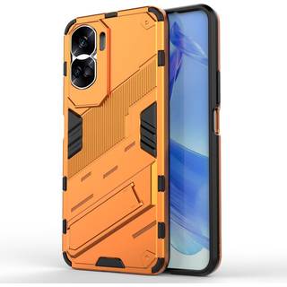 Honor 90 Lite Hybrid Håndværker Bagside Cover m. Kickstand - Orange