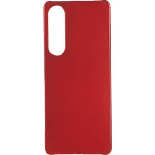 Sony Xperia 1 V Hårdt Plastik Bagside Cover - Blank - Rød