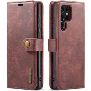 DG.Ming Samsung Galaxy S23 Ultra 5G Læderpung med Aftageligt Cover - Vinrød