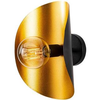 Væglampe Sivani MR-839, guld/sort, metal, højde 30 cm