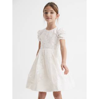 Reiss Reiss Amalie Blomster Tryk Tekstureret Kjole - 146-152cm (11-12 år)