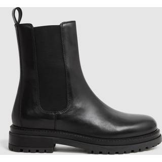 Reiss Reiss Black Thea Leather Chelsea Boots