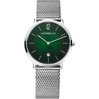 Herbelin 19515AP16B City Green Dial Mesh Bracelet Watch - W03127
