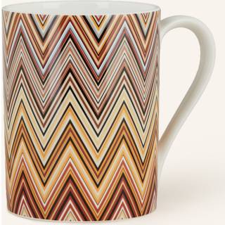 Missoni Tea And Coffee - 'Zig Zag Jarris' mug, beige in Multicolour Porcelain Fine Bone China