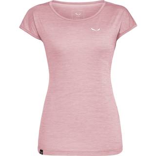 Salewa Women's Puez Melange Dry S/S Tee T-shirt Damer størrelse 36 farve pink