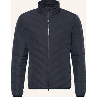 EA7 Herren Daunenjacke blau unifarben