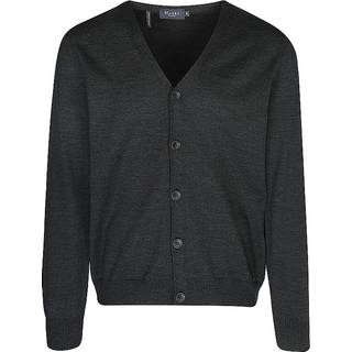 Maerz Herren Cardigan grau unifarben