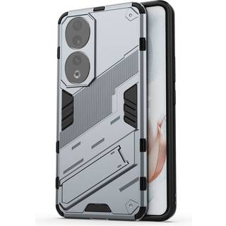 Honor 90 Hybrid Håndværker Bagside Cover m. Kickstand - Grå