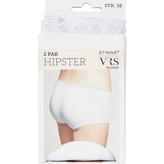 VRS dame 2-pak hipsters str. 42 - hvid
