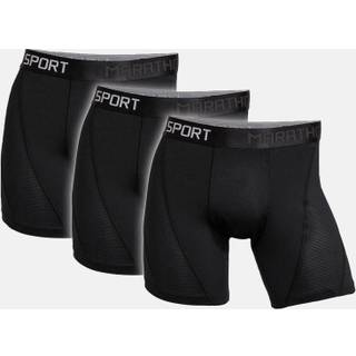 Marathon herre 3-pak sports tights str. M - sort (På lager i varehus)