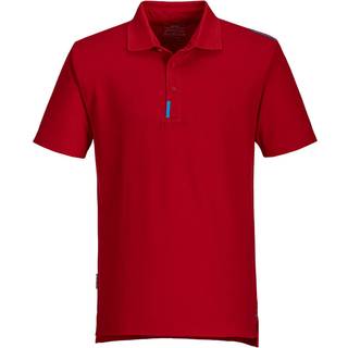 WX3 poloshirt - Dybrød (Størrelse: S)