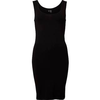 VRS dame tanktop lang str. 2XL - sort (På lager i butik)