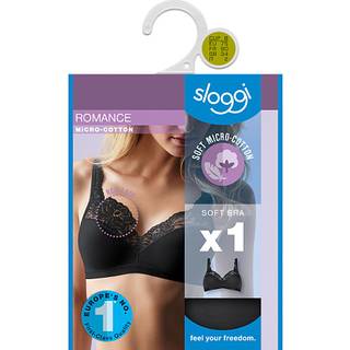 Sloggi dame BH Romance str. B80 - sort (På lager i butik)