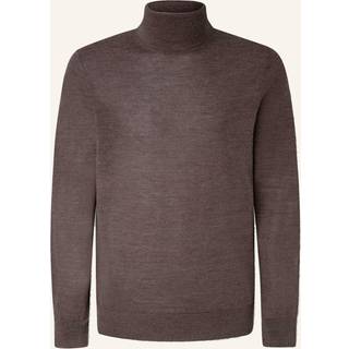 HACKETT Herren Rollkragenpullover braun unifarben