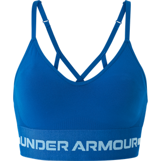Under Armour Seamless Low Long Bra Blue XS - Blue - XS