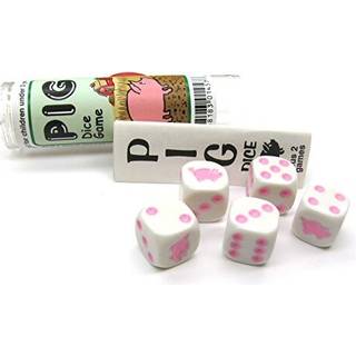 Koplow Games Pig Dice Game 5 terninger s?t med rejs?r og instruktioner