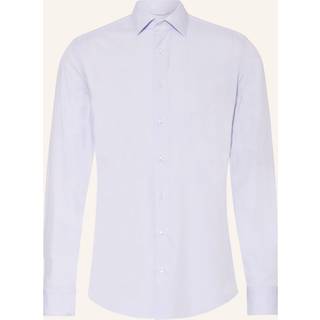 Seidensticker Herren Hemd blau gemustert Slim Fit